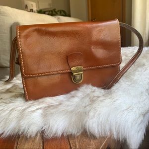 Patricia Nash Cognac Leather Crossbody